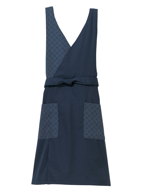 Block Check Garcon Apron