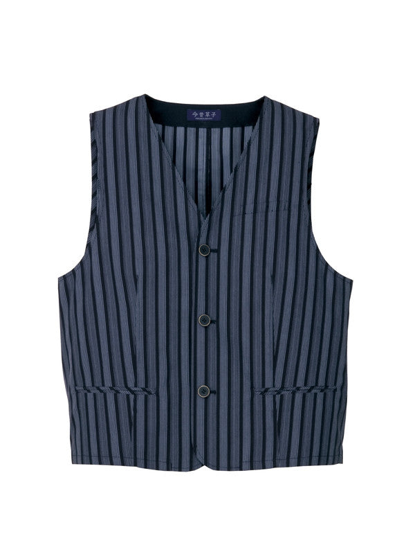 Waterfall Stripe Vest Men